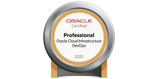 Badge Oracle Cloud Infrastructure 2025 Certified DevOps Professional